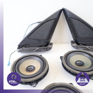 BMW F34 328i GT Hi-Fi Interior Speaker Tweeter Loudspeaker Set OEM