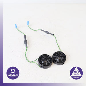 BMW E90 325i Front Door HiFi Tweeter Speaker Loudspeaker Set 65136934025 OEM