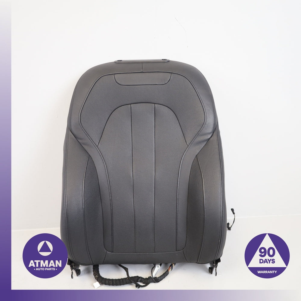 14-19 BMW F16 X6 X5 Front Right Passenger Top Upper Seat Cushion Black OEM
