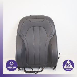 14-19 BMW F16 X6 X5 Front Right Passenger Top Upper Seat Cushion Black OEM