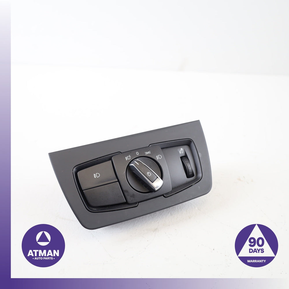 12-18 BMW F34 328i 335i M3 Headlight Fog Light Switch Control Module w/ Trim OEM