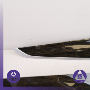 14-18 BMW F15 X5 X6 Front &amp; Rear Interior Door Cover Trim Wood Set OEM