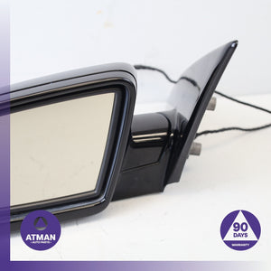 06-10 BMW E63 650i Left Driver Side Rear View Door Mirror Black OEM