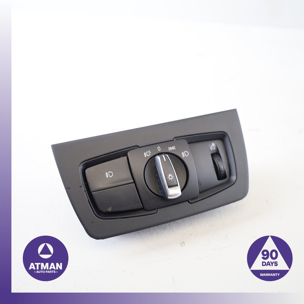 12-18 BMW F30 320i 335i M3 Headlight Fog Light Switch Control Module w/ Trim OEM