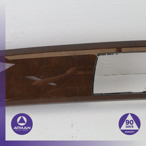 BMW E66 750i 750i Right Dashboard Cover Panel Trim Wood OEM