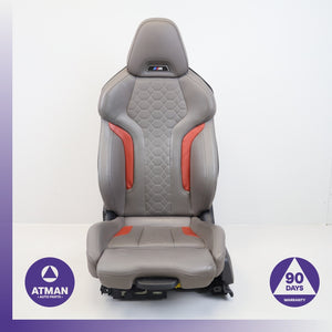 20-25 BMW F98 F97 X4M X3M Front Left Driver Seat Cushion Assembly Gray OEM