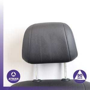 14-16 BMW F10 528i Front Right Upper Seat Cushion w/ Headrest Black OEM