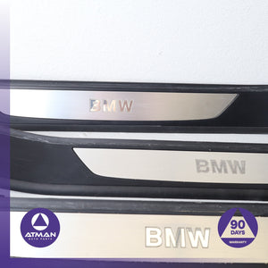 09-15 BMW F02 750Li 740Li Front & Rear Door Entrance Sill Scuff Trim Set OEM — photo 3