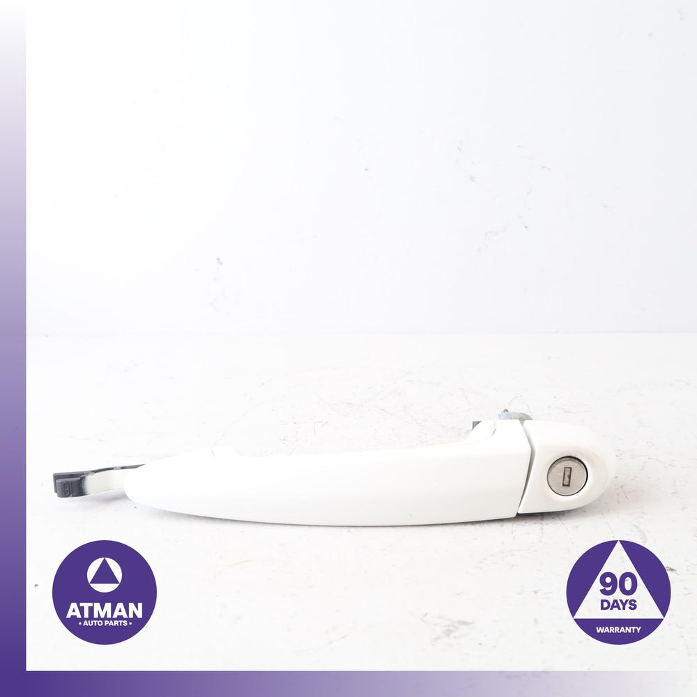 BMW E90 328i Front Left Exterior Door Handle White OEM