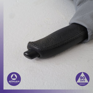 BMW E46 325i 320i 330i Handbrake Hand Brake Lever Cover Trim Boot Gray OEM — photo 2