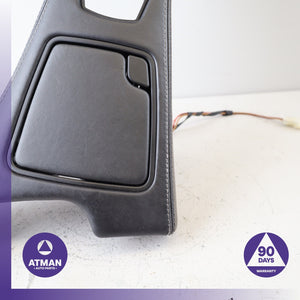 12-14 BMW F06 650i Gran Coupe Center Console Trim Cover Panel Black OEM