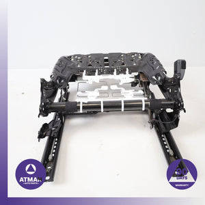 14-19 BMW F15 X5 X6 535i Front Left Seat Base Track Frame Rail w/ Motors OEM
