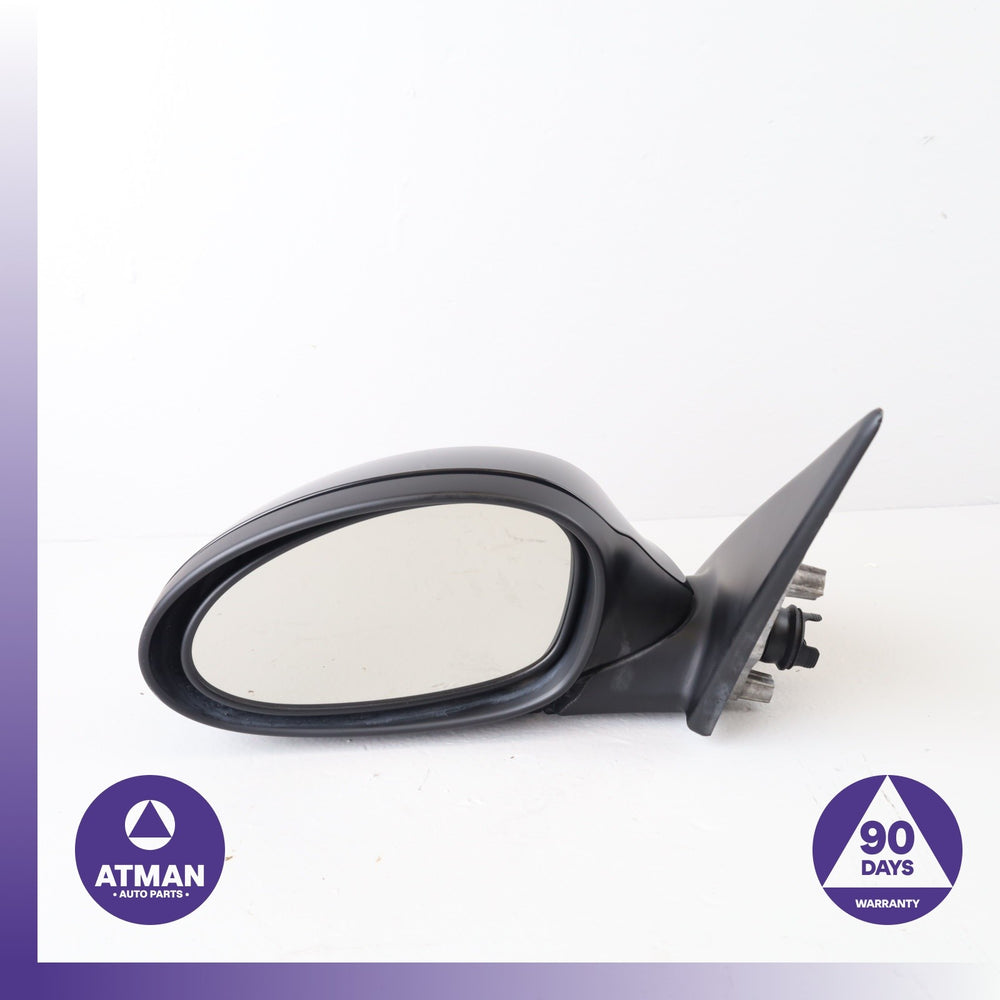 BMW E90 335i Left Side Exterior Door Mirror Black OEM