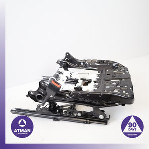 14-19 BMW F15 X5 X6 535i Front Left Seat Base Track Frame Rail w/ Motors OEM