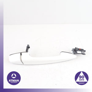BMW F15 X5 Front or Rear Right Exterior Door Handle w/ Keyless Go White OEM