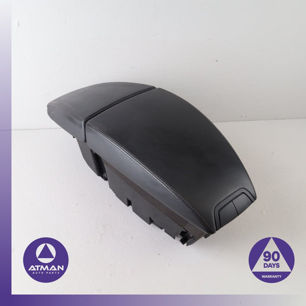 04-10 BMW E64 650i 645Ci Front Center Console Armrest Arm Rest Leather Black OEM