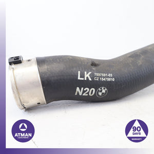 BMW F34 328i 320i N20 2.0L Engine Motor Intercooler Hose Pipe OEM
