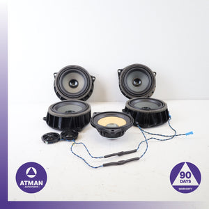 BMW F15 X5 Interior HiFi Speaker Tweeter Loudspeaker Set 65139295684 OEM