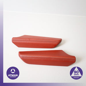 20-25 BMW F98 X4M X3M Left &amp; Right Side Door Panel Armrest Set Red OEM