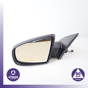 10-13 BMW E70 X5M M-Sport Left Side Rear View Door Mirror w/ Camera White OEM