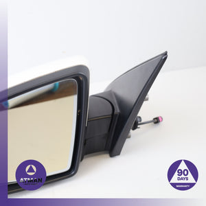 10-13 BMW E70 X5M M-Sport Left Side Rear View Door Mirror w/ Camera White OEM