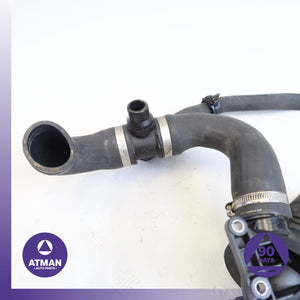 BMW F30 320i 328i Engine Thermostat Housing w/ Water Hose 8635689 OEM