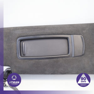 BMW F86 X6M X6 Right Passenger Side Sunvisor Sun Visor Black 51168061384 OEM