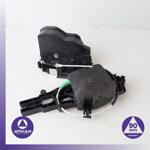 09-18 BMW F25 X3 X6 Rear Left Driver Door Lock Latch Actuator w/Bracket OEM