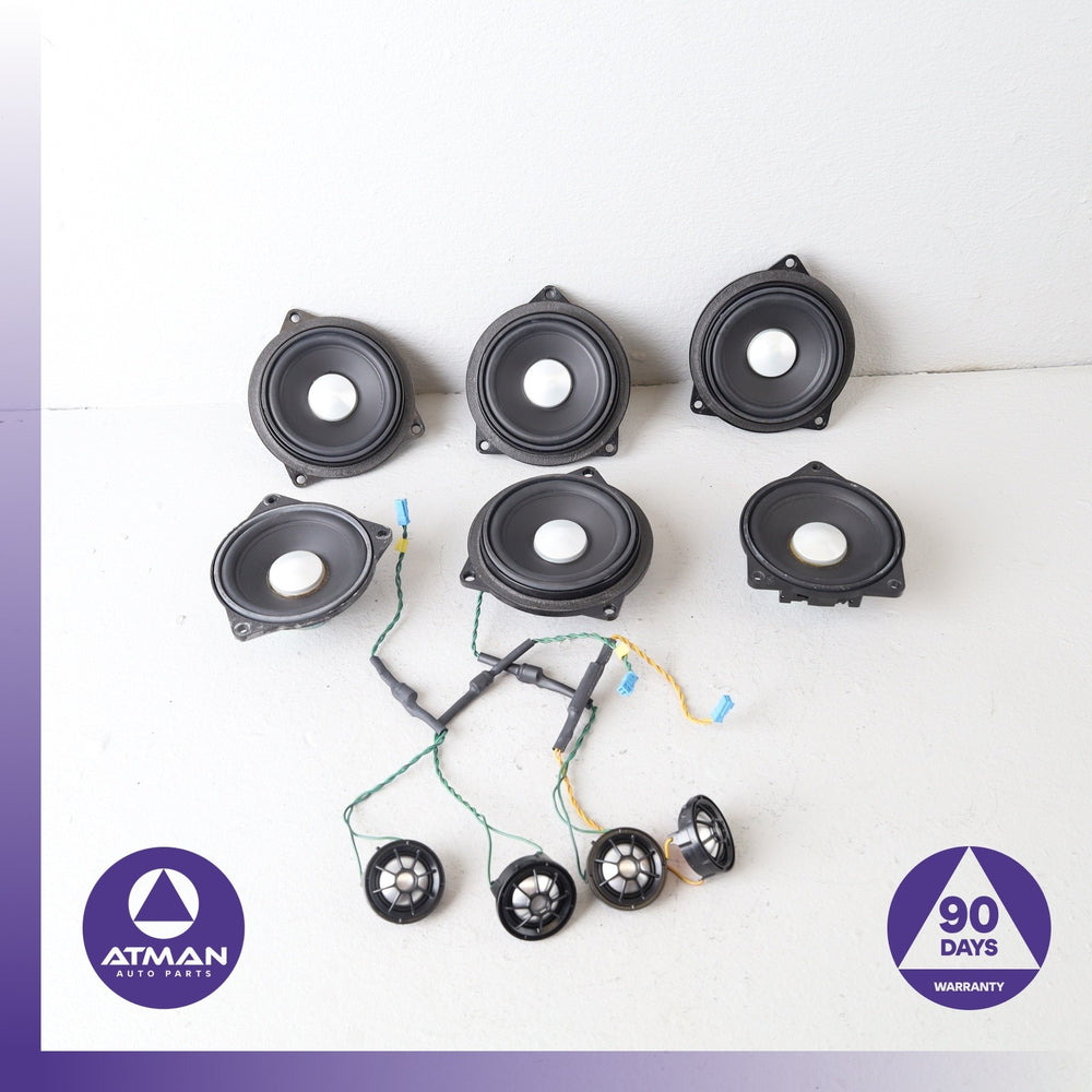 11-15 BMW F10 550i 528i Top Hi-Fi Interior Speaker Tweeter Loudspeaker Set OEM