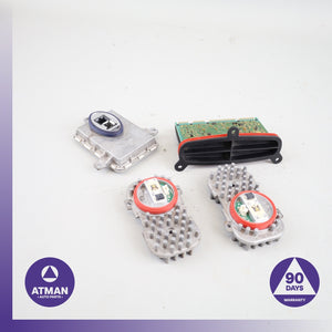 14-19 BMW F15 X5 X6 428i Adaptive Xenon Headlight Lamp Control Module Set OEM