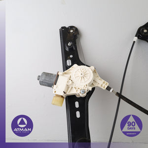 BMW E90 328i Front Left Side Window Regulator w/ Motor OEM