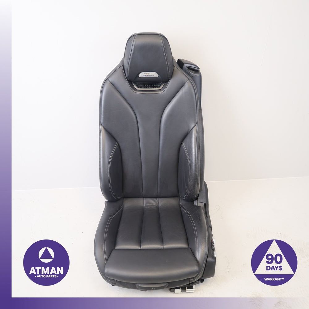 15-20 BMW F83 M4 Convertible Left Driver Side Seat Cushion Assembly Black OEM