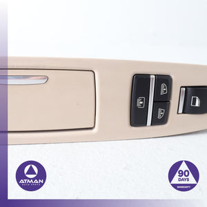 09-19 BMW F02 750i 740i Rear Right Window Window Lifter Switch Beige 9352183 OEM — photo 3
