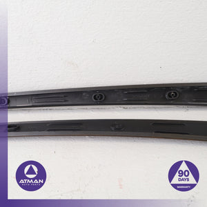 08-10 BMW E60 535i 550i Front & Rear Right Interior Door Panel Wood Trim Set OEM