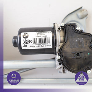BMW F30 330e M4 Windshield Wiper Washer Motor w/ Linkage 61617260488 OEM