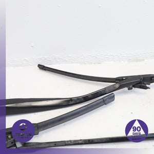 BMW F07 535i 550i GT Front Windshield Wiper Arm w/ Blade Set OEM