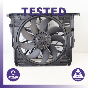 09-19 BMW F10 550i 750i N63 4.4L Engine Motor Cooling Fan Shroud OEM