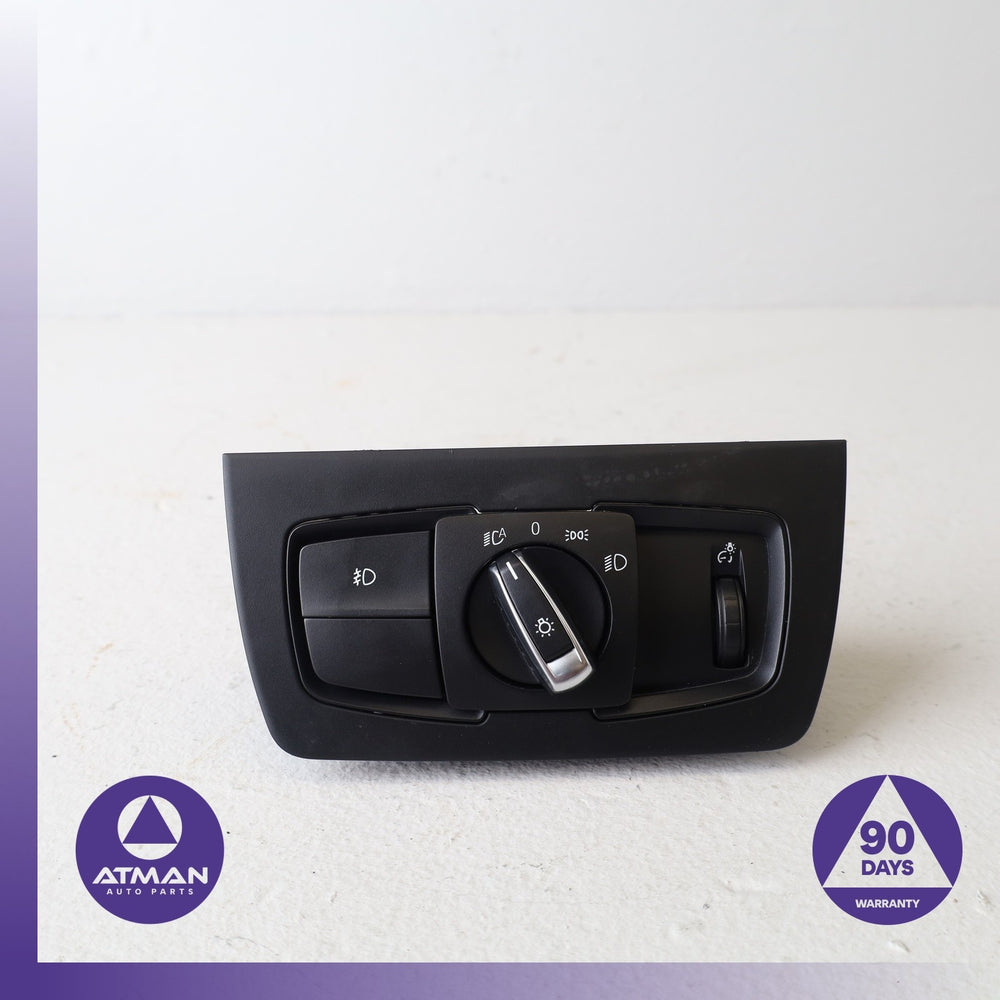 BMW F34 328i GT Headlight Fog Light Switch Control Module w/ Trim OEM