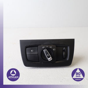 BMW F34 328i GT Headlight Fog Light Switch Control Module w/ Trim OEM