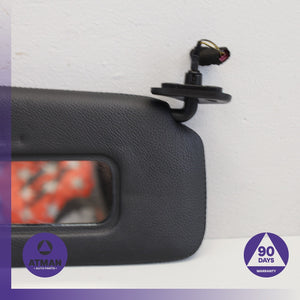 08-10 BMW E64 650i Right Passenger Side Sunvisor Sun Visor Black OEM — photo 2