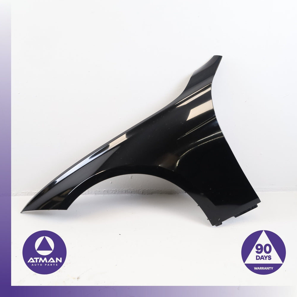 12-18 BMW F30 328i 335i Front Left Driver Fender Wing Panel Black OEM