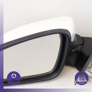 14-16 BMW F10 535i Left Driver Side Rear View Door Mirror w/Camera White OEM 96k