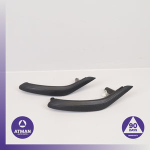 BMW F16 X6 X6M Front &amp; Rear Right Door Panel Grab Handle Trim Set Black OEM