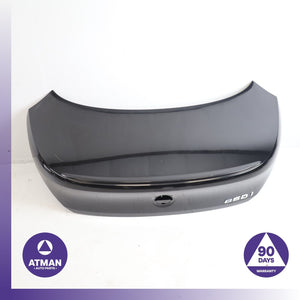 04-07 BMW E63 650i M6 Coupe Trunk Boot Lid Shell Cover Panel Black OEM