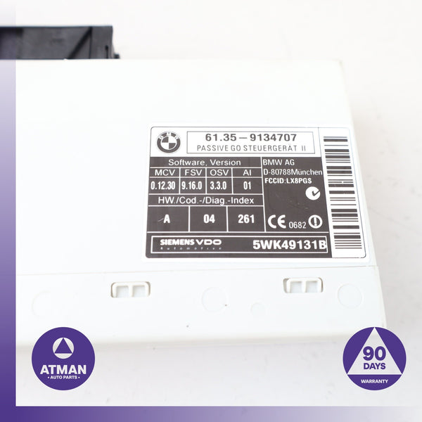 04-14 BMW E70 X5 X6 650i 550i Keyless Entry Passive Go Control Module OEM