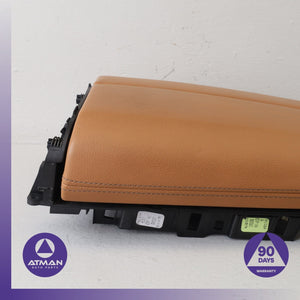 19-23 BMW G05 X5 Front Center Console Armrest Arm Rest Brown OEM — photo 2