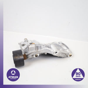 BMW F15 X5 A/C Compressor Support Bracket w/ Pulley 64557585167 OEM