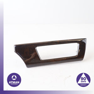 BMW E90 335i Front Left Driver Side Dash Dashboard Trim Cover Wood OEM