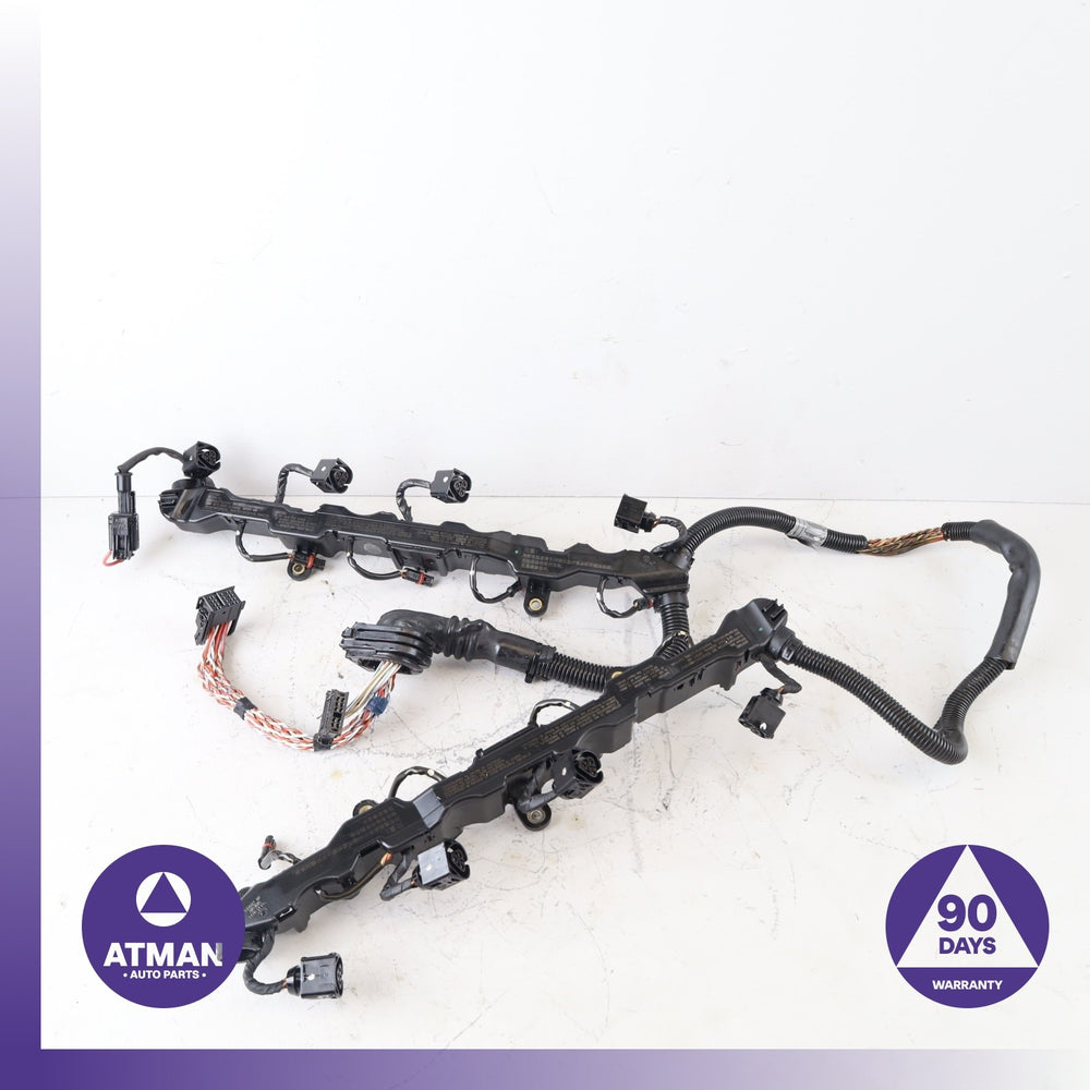11-12 BMW F10 550i N63 4.4L V8 Ignition Coil Wire Wires Harness 7614897 OEM
