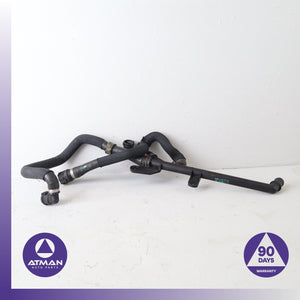 09-13 BMW F10 550i 750i Radiator Water Hose Return Pipe Set 17127575453 OEM